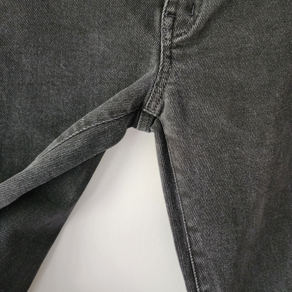 Madewell Cali Demi-Boot Raw Hem Black Jeans Size 25 - Picture 3 of 11